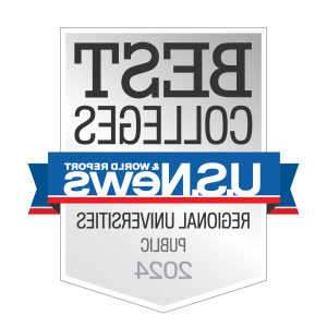 U.S. 新闻 and World Report Best 大学 Best Public Regional Universities badge